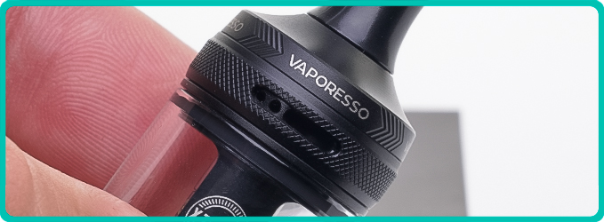 Airflow du Clearomiseur XTank T Vaporesso